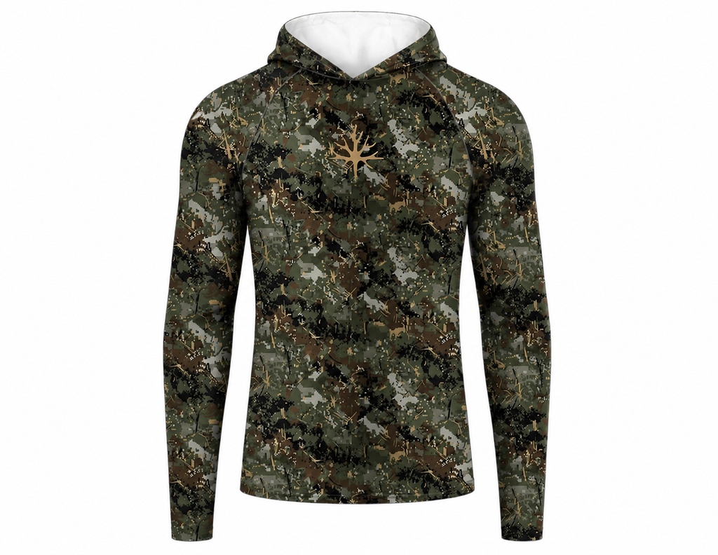 Faded Fern Long Sleeve Hoodie